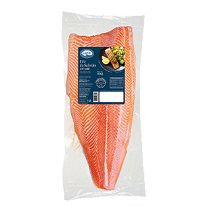 Filé de Salmão Premium Congelado 800gr DAMM (PX01420217) Caixa com 10 unidades