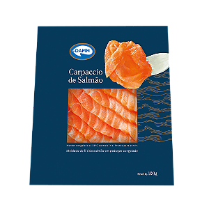 Carpaccio de Salmão 2x50g 100g DAMM (PX01420251) Caixa com 20unid