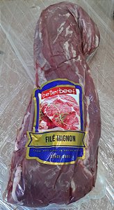 Filé Mignon sem cordão 4/5 LBS resfriado BetterBeef (1247) Caixa com 16kg