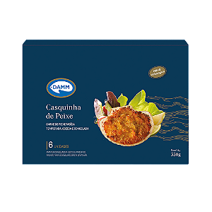 Casquinha de Peixe 330g Damm (PP042071) caixa com 10 unid