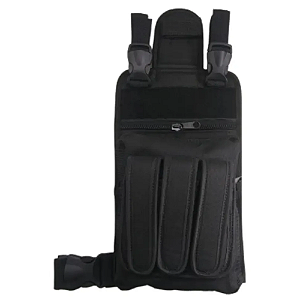 Bornal Pochete De Perna Tático Militar Com Bainha Porta Faca