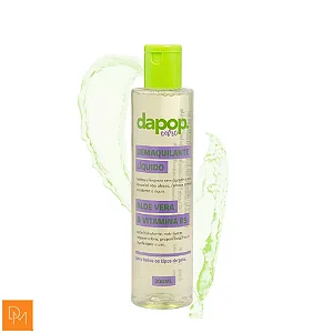 Demaquilante Líquido Aloe Vera & Vitamina B5 - Dapop Care - 200ml