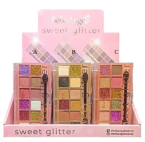 Paleta de Sombra Sweet Glitter - Belle Angel - 9,4g