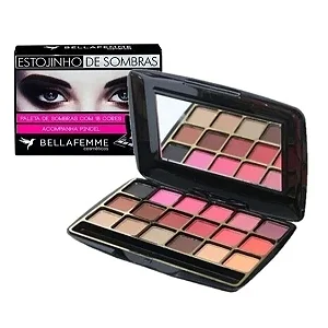 Estojinho de Sombras 18 cores - Bella Femme - 12g
