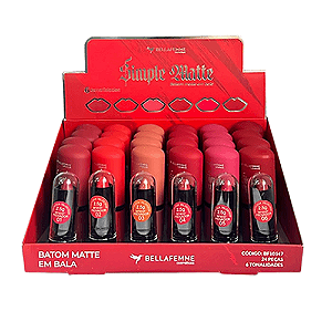 Batom em bala Simple Mate - Bella Femme - 3,8g