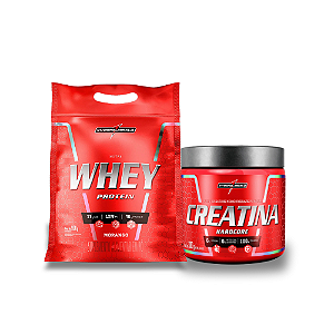 KIT INTEGRALMEDICA NUTRI WHEY 900G + CREATINA HADCORE 300G