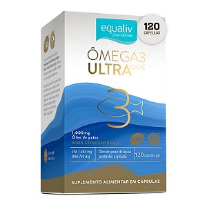 Ômega 3 Ultra Concentrado Equaliv 120 Caps