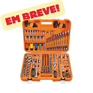 Kit Jogo De Ferramentas 129 Peças Com Jogo De 40 Soquetes Chaves E Kit 300 Peças Brocas E Buchas The Black Tools MAIS VENDIDO 8º em Kit de Chaves The Black Tools 4.7 Avaliação 4.7 de 5. 799 opiniões. (799)