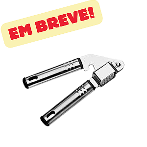 Espremedor De Alho Fácil Inox Triturador Amassador Premium