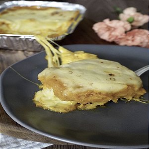 Lasanha de Abóbora Cabotiá ao Molho Quatro Queijos