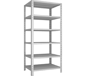 Estante de Aço (desmontada na caixa)