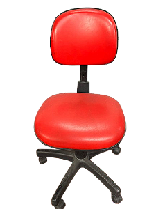 Cadeira Giratória Vermelha - Usada