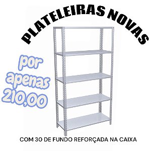 Estante de Aço reforçado 5 prateleiras