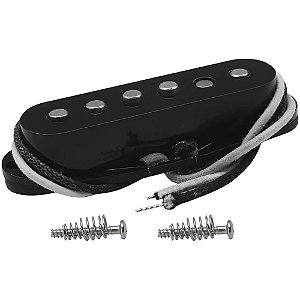 Captador Fleor Single Coil Alnico V Meio Preto