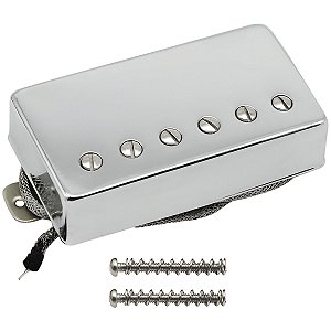 Captador Fleor Humbucker PAF Vintage Alnico 5 Cromado Ponte