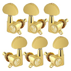 Tarraxas Meia Lua Blindada Dourada Thida 3x3