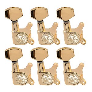 Tarraxas Blindada Dourada Thida Em Linha