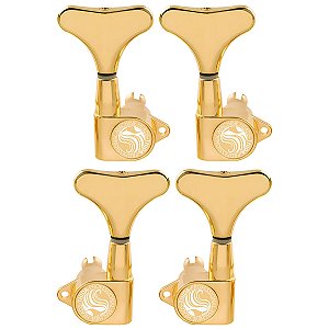 Tarraxas Blindada Dourada Timbrada Thida 4 Cordas 2x2