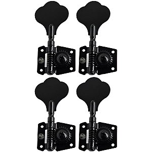 Tarraxas Preto Vintage Thida 4 Cordas Em Linha