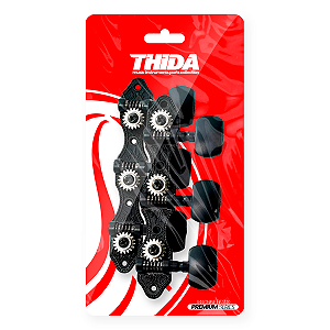 Tarraxas Pino Grosso Preto Premium 18 Dentes