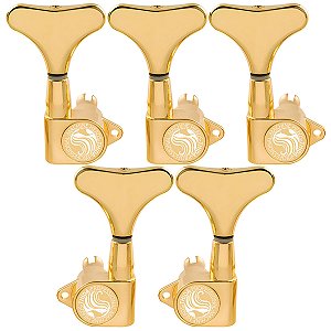 Tarraxas Blindada Dourada Timbrada Thida 5 Cordas 3x2