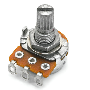 Potenciômetro A500K Base Pequena Eixo Curto