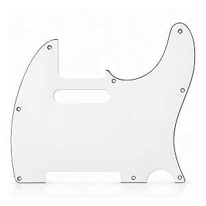 Escudo Thida Telecaster Branco 3 Camadas