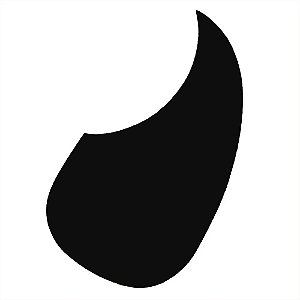 Escudo Thida Gota Preta com Adesivo Autocolante