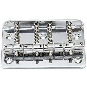Ponte Thida Fixa 4 Cordas Jazz Bass Precision Cromada