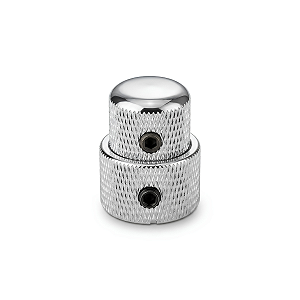Knob Thida Concêntrico Metal Cromado Com Trava