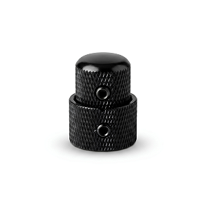 Knob Thida Concêntrico Metal Preto Com Trava