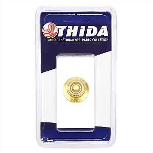 Knob Thida Dourado e Branco Speed Control Top Hat