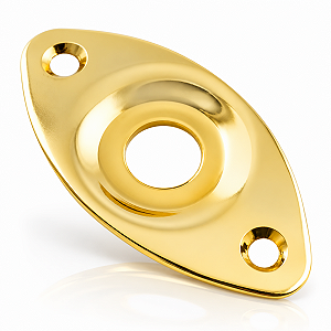 Plate Thida Oval Curvo Vintage Dourado