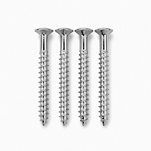 Kit 04 Parafusos Thida Metal Cromado Neck