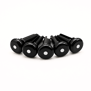 Kit 05 Pinos Thida Plástico Baixolão Preto