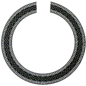 Roseta RPC Mosaico De Madeira Verde 92mm