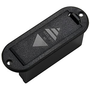 Caixa De Compartimento Thida Bateria 9v Horizontal Preto