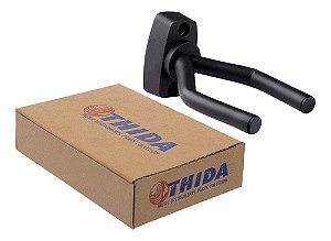 Suporte De Parede Thida Ajustável Emborrachado Preto