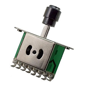 Chave Seletora Thida 3 Posições Knob Preto