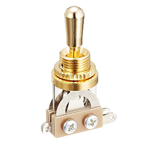 Chave Seletora Gotoh LP 3 Posições Dourada