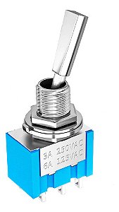 Mini Chave Thida Toggle Switch DPDT ON/ON