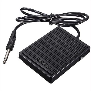 Pedal Sustain Thida Para Teclado Yamaha e Casio Preto