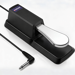Pedal Sustain Thida Universal Para Teclado Chave Inversora