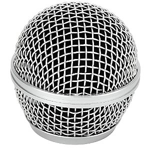 Globo Theodor Metal Cromado Para Microfone Universal