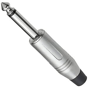 Plug Theodor P10 Mono Baquelit Metal Cromado