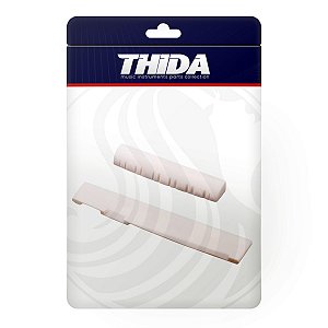 Rastilho e Pestana Thida Osso Violão Aço 12 Cordas