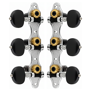 Tarraxas Pino Grosso Thida 18:1 Rolamentada Violão Nylon Cromada