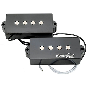 Pickups Captadores Cerâmico Wilkinson Para Contra Baixo Precision Bass  de 4 Cordas