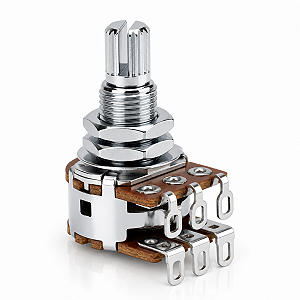 Potenciômetro Duplo Balanço Alpha Para Guitarra E Baixo 25K