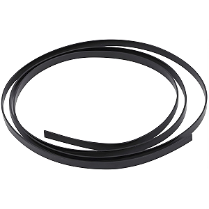 Filete Preto em ABS 6mm 1,65 Metros Para Instrumentos de Cordas